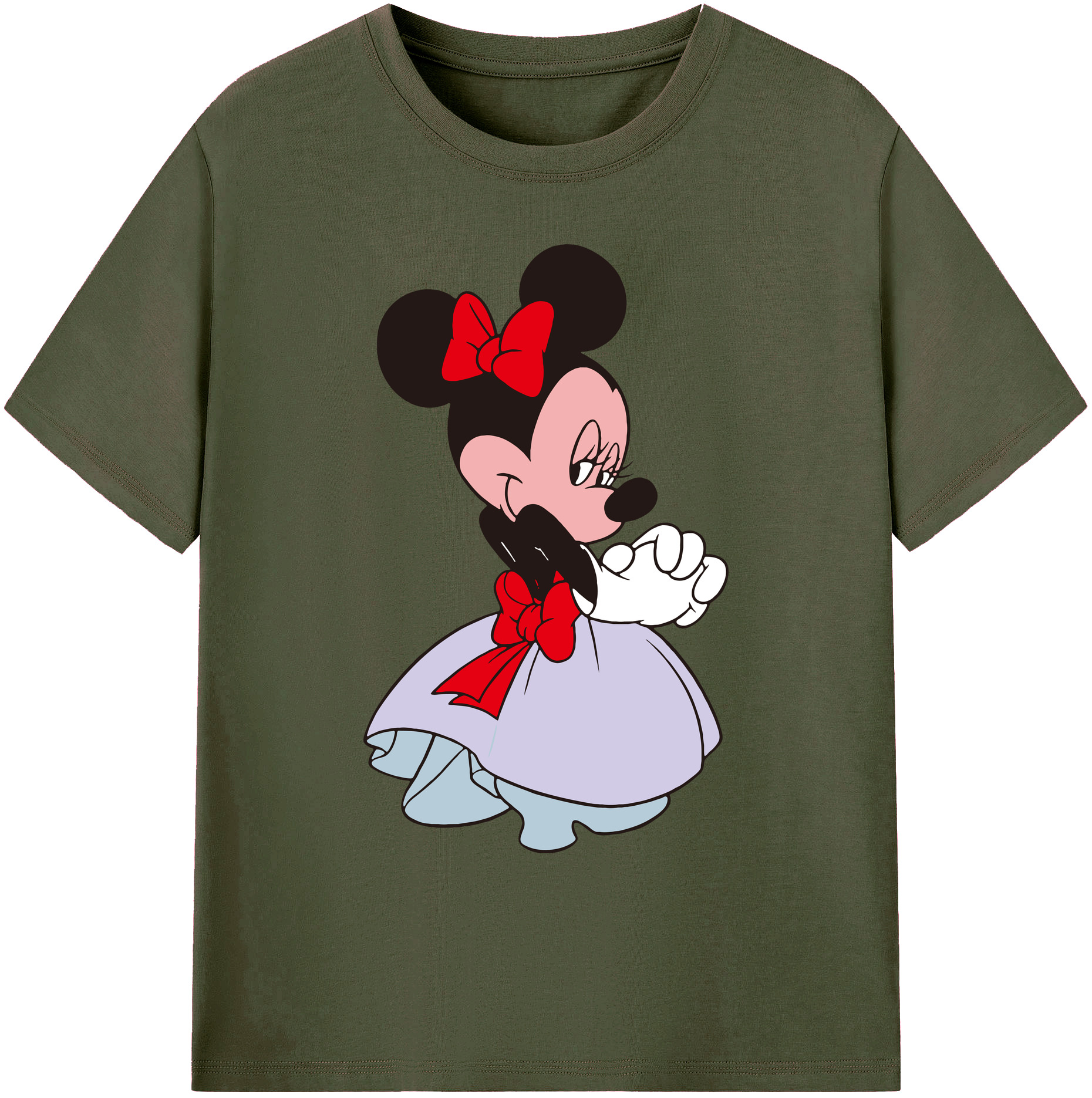 ミッキーマウス Mickey Mouse 綿100％ メンズ半袖Tシャツ｜肌触りやわらか＆通気性